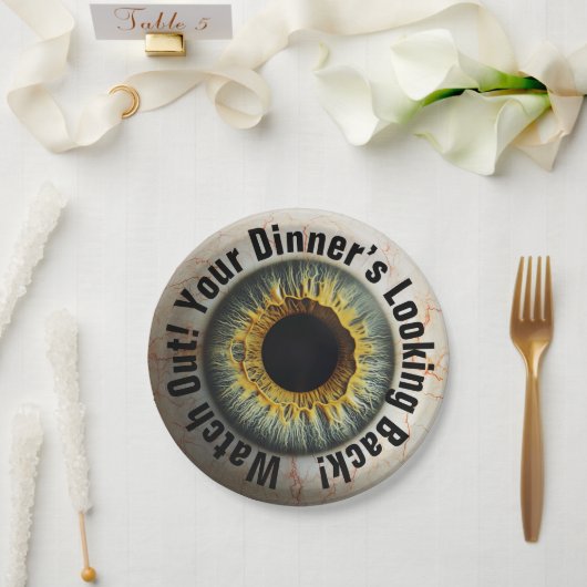 👁️ Spuk Halloween-Party! Pappteller (Hochzeit)