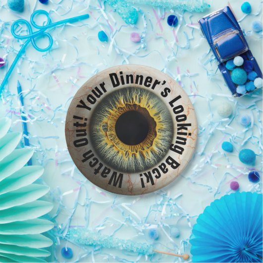 👁️ Spuk Halloween-Party! Pappteller (Party)