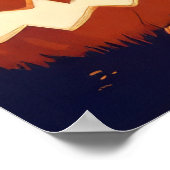 Spuk Halloween-Poster Poster (Ecke)