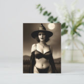 Spuk Halloween-Postkarte Postkarte (Stehend Vorderseite)