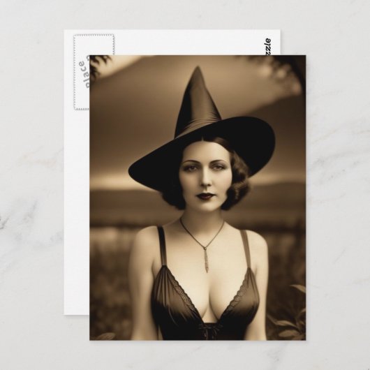 Spuk Halloween-Postkarte Postkarte (Vorne/Hinten)