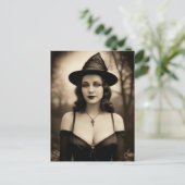 Spuk Halloween-Postkarte Postkarte (Stehend Vorderseite)