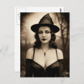Spuk Halloween-Postkarte Postkarte (Vorne/Hinten)
