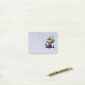 Spuk Halloween Pumpkin Head Scarecrow Spooky Post-it Klebezettel (Auf Schreibtisch)