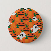 Spuk Halloween-Pumpkin-Patchghosts Button (Vorderseite)