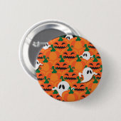 Spuk Halloween-Pumpkin-Patchghosts Button (Vorne & Hinten)