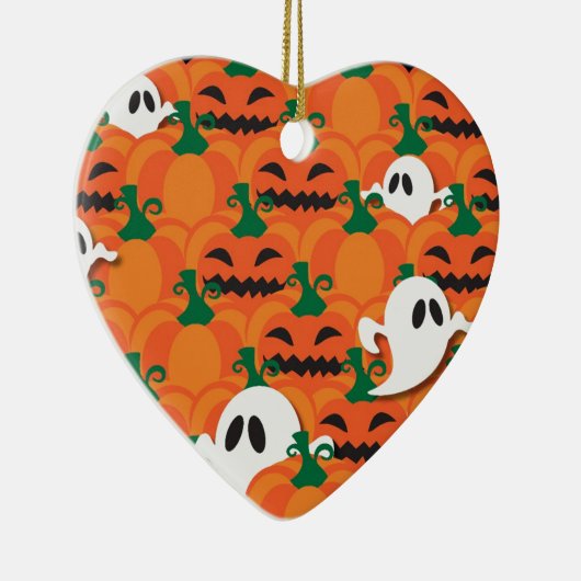 Spuk Halloween-Pumpkin-Patchghosts Keramikornament (Rechts)