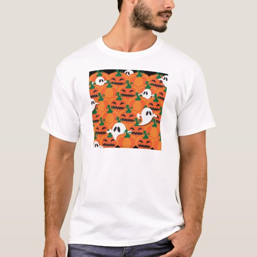 Spuk Halloween-Pumpkin-Patchghosts T-Shirt (Vorderseite)