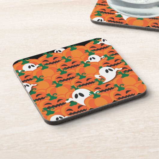 Spuk Halloween-Pumpkin-Patchghosts Untersetzer (Linke Seite)