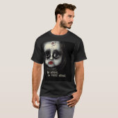 Spuk Halloween-Puppenstück abschreckend T-Shirt (Vorne ganz)