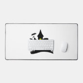 Spuk Halloween Schreibtischunterlage (Tastatur & Maus)