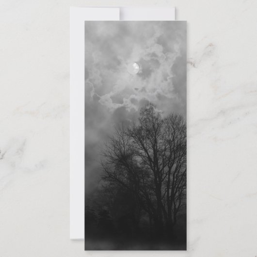 Spuk Halloween Sky mit Ravens (Rückseite)