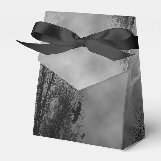Spuk Halloween Sky mit Ravens Gastgeschenk Box Geschenkschachtel (Vorderseite)