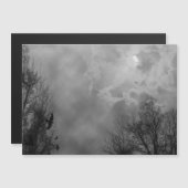 Spuk Halloween Sky mit Ravens Magnetkarte (Vorne/Hinten)