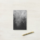 Spuk Halloween Sky mit Ravens Post-it Klebezettel (Auf Schreibtisch)