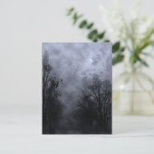 Spuk Halloween Sky mit Ravens Postcard Postkarte (Stehend Vorderseite)
