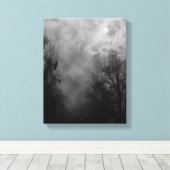 Spuk Halloween Sky Wrapped Canvas Leinwanddruck (Insitu (Holzboden))