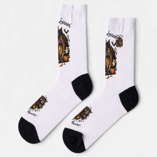 Spuk Halloween Socken 🧦 🎃 (Linkes Detail)