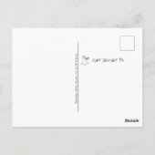 Spuk Halloween Spirit Postcard Postkarte (Rückseite)