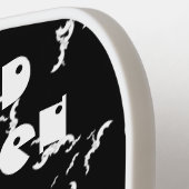 Spuk Halloween Spooky Black Bats Gothic Dark Pickleball Schläger (Linke Seite)