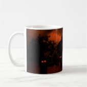 Spuk Halloween Spooky Eyes Creepy Forest Trees Kaffeetasse (Links)