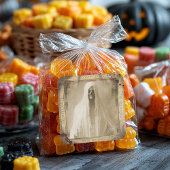 Spuk Halloween-Sticker für Creepy Ghost Quadratischer Aufkleber