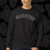Spuk Halloween-Typografie Sweatshirt