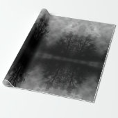 Spuk Halloween und Vollmond Geschenkpapier (Ungerollt)