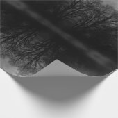 Spuk Halloween und Vollmond Geschenkpapier (Ecke)