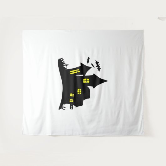 Spuk Halloween Wandteppich (Vorderseite (Horizontal))