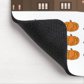 Spuk Haloween House Pumpkin Mousepad (Ecke)