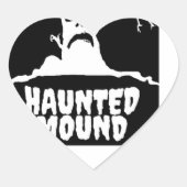 Spuk Hang Herz-Aufkleber (Vorderseite)