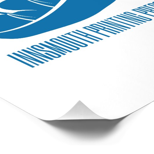 Spuk Harbour Herings Printing Press Poster (Ecke)