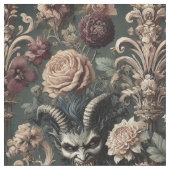 Spuk Harmonik - Gothic Statement Tile Stoff (Nahaufnahme)