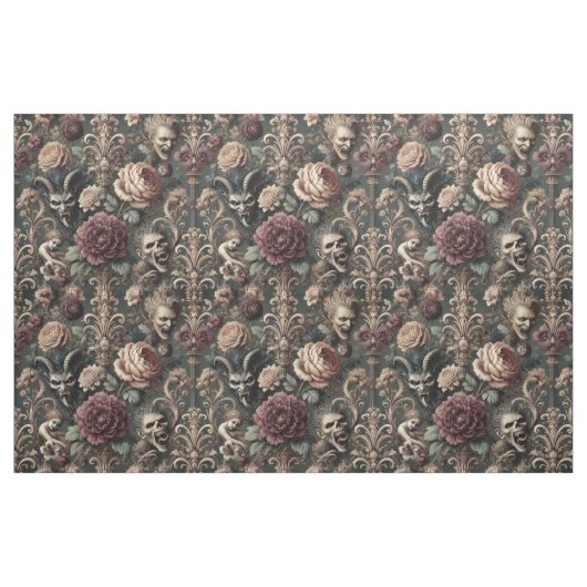 Spuk Harmonik - Gothic Statement Tile Stoff (Fat Quarter (45,7 x 55,9 cm))