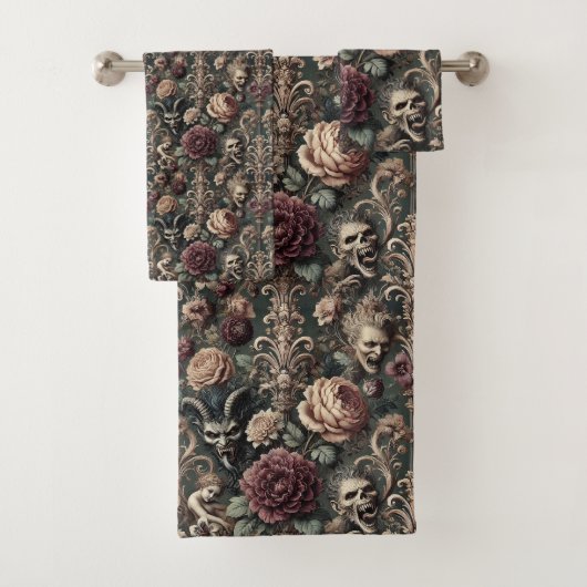 Spuk Harmonik - Gotik Viktorianisch Badhandtuch Set (Insitu)