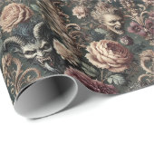 Spuk Harmonik - Gotik Viktorianisch Geschenkpapier (Rolleneckpunkt)