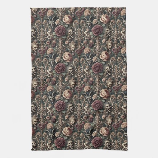 Spuk Harmonik - Gotik Viktorianisch Geschirrtuch (Vertikal)