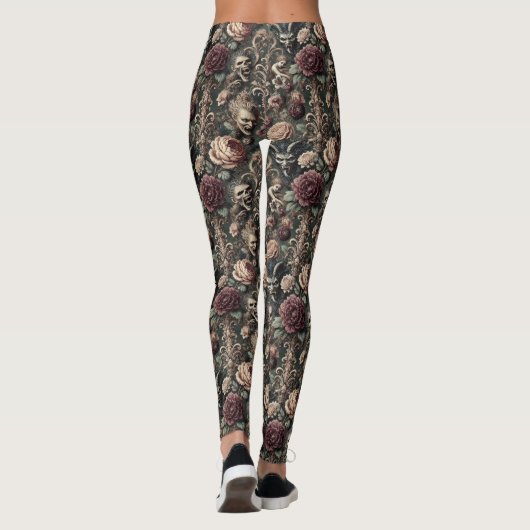 Spuk Harmonik - Gotik Viktorianisch Leggings (Rückseite)