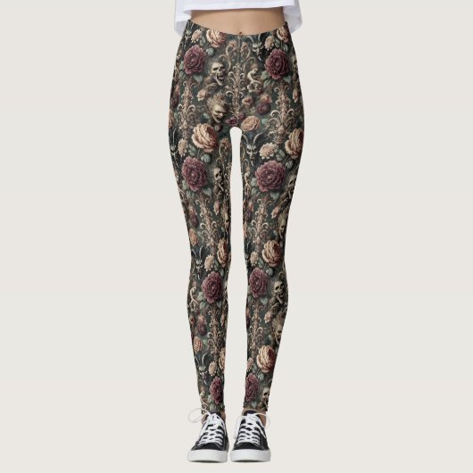 Spuk Harmonik - Gotik Viktorianisch Leggings (Vorderseite)