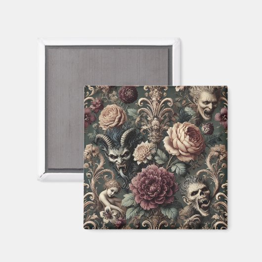 Spuk Harmonik - Gotik Viktorianisch Magnet (Vorderseite/Rückseite)