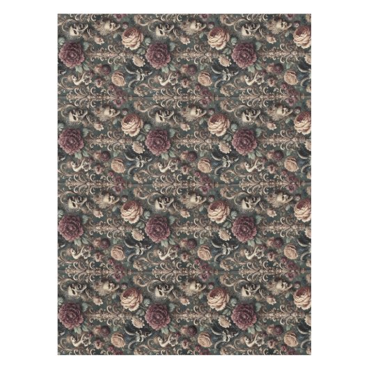 Spuk Harmonik - Große Gotik Tischdecke (Vorderseite)