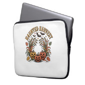 Spuk Harvest Retro Halloween Pumpkin Laptopschutzhülle (Vorderseite Links)