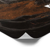 Spuk Haus am Night Halloween Poster (Ecke)