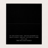 Spuk Haus, Änderung der Adresskarte Visitenkarten (Innenseite Aufgefaltet)