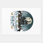 Spuk Haus, Beängstigende Halloween-Nacht Geschenkpapier Set (Vorderseite)