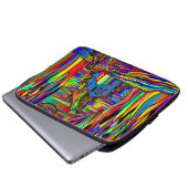 Spuk Haus Beängstigendes Abstraktes, farbenfrohes  Laptopschutzhülle (Vorne Knopf)
