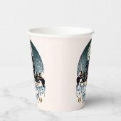 Spuk Haus, Beängstigendes Halloween Night Adult Pa Pappbecher (Rechts)