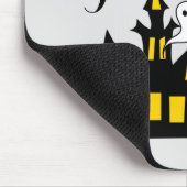 Spuk Haus Flying Hexe Spooky Halloween Mousepad (Ecke)