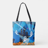 Spuk Haus, Geist und Pumpkins Tasche (Rückseite)